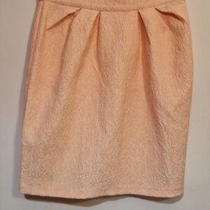 Dorothy Perkins Blush Textured Pencil Skirt